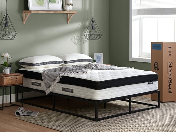 SleepSoul Cloud 800 Pocket Memory Pillow Top Mattress