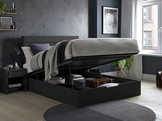 Sutton Upholstered Ottoman Bed Frame
