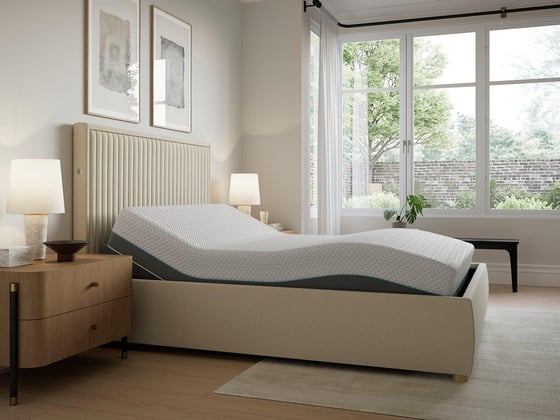 TEMPUR® Duxford Sleepmotion Adjustable Upholstered Bed Frame