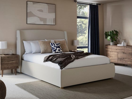TEMPUR® Linford Upholstered Electric Ottoman Bed Frame