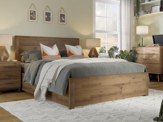Tribeca Wooden Ottoman Bed Frame