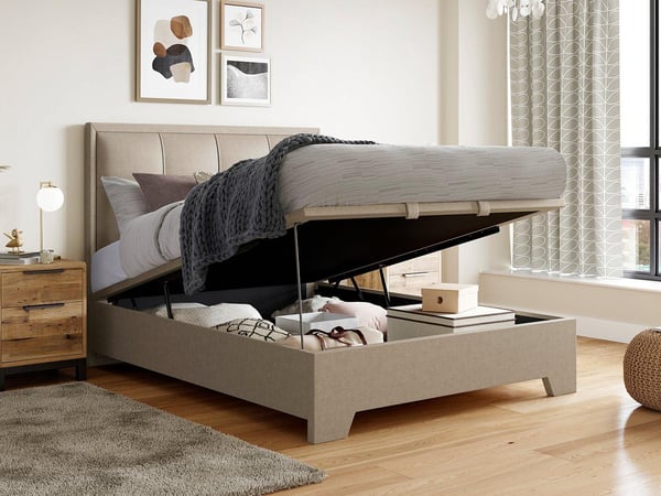 Hopkins Upholstered Ottoman Bed Frame