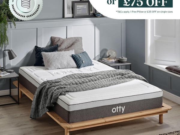 OTTY Pure Pro Hybrid Bamboo & Charcoal Mattress