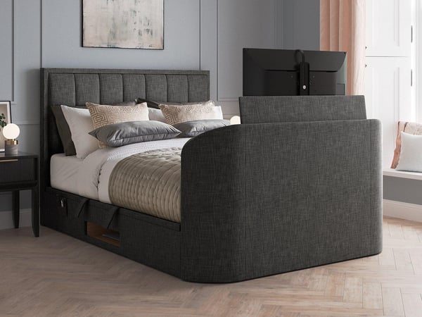 Osaka Upholstered Ottoman LG TV Bed Frame