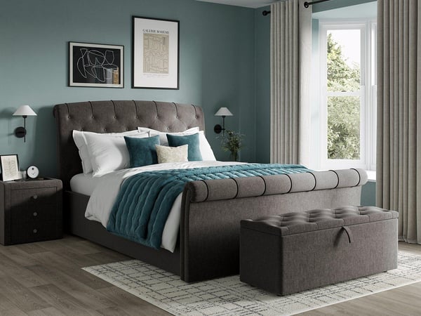Paris Upholstered Ottoman Bed Frame