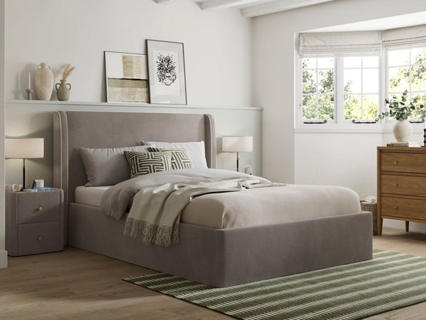 Silentnight Payton Upholstered Ottoman Bed Frame