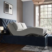Jay Ergomotion Adjustable Velvet-Finish Bed Frame