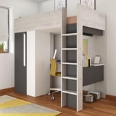 Liam Kids Wooden High Sleeper