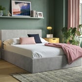 Louanna Upholstered Ottoman Bed Frame