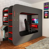 Marshall Kids Wooden Gaming Loft High Sleeper