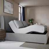 TEMPUR® Linford Ergomotion Adjustable Upholstered Bed Frame