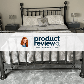 Hugo Nickel Metal Bed Frame