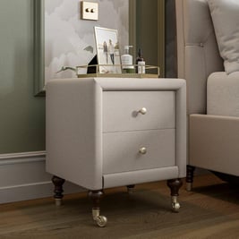 Alana Upholstered Bedside Table
