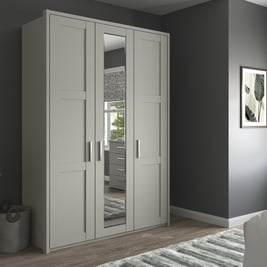 Alster 3 Door 1 Mirror Hinged Wardrobe