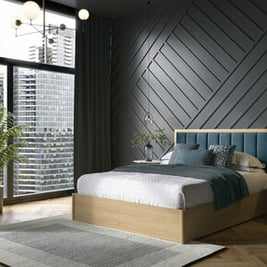 Anya Wooden Ottoman Bed Frame