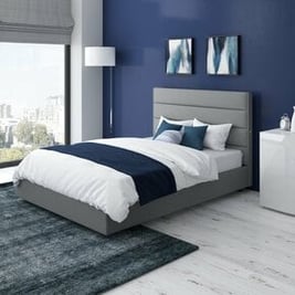 Bergamo Upholstered USB Charging Bed Frame