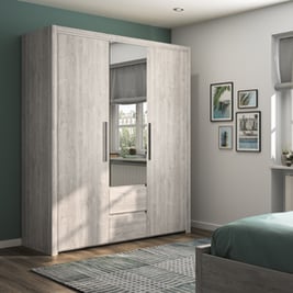 Bergen 3 Door Hinged Wardrobe