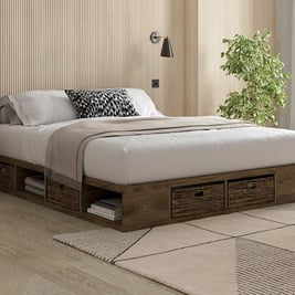 Carson Wooden Platform Bed Frame