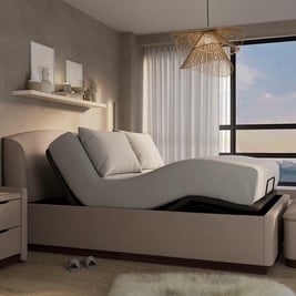 Chloe Ergomotion Adjustable Upholstered Bed Frame