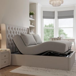 Deacon Ergomotion Adjustable Upholstered Bed Frame