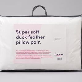 Dreams Duck Feather Pillow Pair