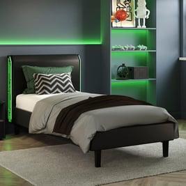 Glitch Kids Upholstered Bed Frame