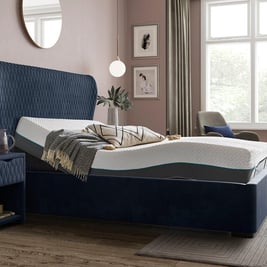 Grove Sleepmotion Adjustable Velvet-Finish Bed Frame