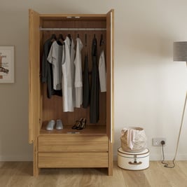 Hip Hop 2 Door Hinged Wardrobe