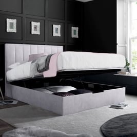 Lincoln Connect Fabric Ottoman Storage Bed
