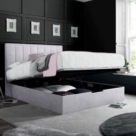 Lincoln Connect Fabric Ottoman Storage Bed