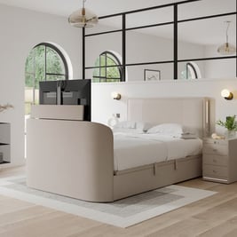 Linsbury Ottoman TV Bed Frame With Dolby 2.1 Sound System