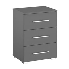 Lorenzo 3 Drawer Bedside Table
