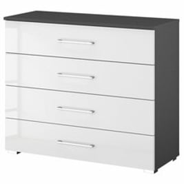 Lorenzo 4 Drawer Wide Chest of Drawers