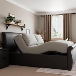 Lucia Ergomotion Adjustable Upholstered Bed Frame