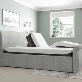 Lucia Sleepmotion Adjustable Upholstered Bed Frame