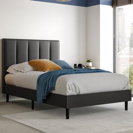 Lynton Faux Leather Bed Frame