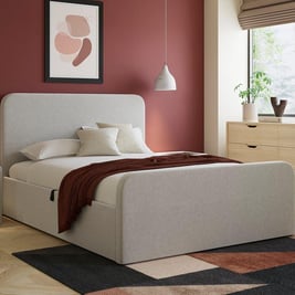 Margot Ottoman Bouclé Bed Frame