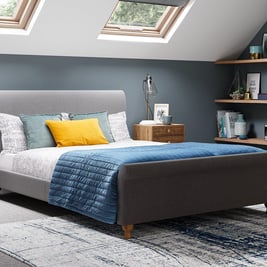 Marley Upholstered Low Rise Bed Frame
