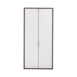 Melbourne 2-Door Hinged Wardrobe - Oak & White