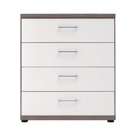 Melbourne 4-Drawer Chest - Oak & White