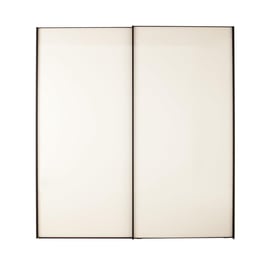 Memphis 2-Door Sliding Wardrobe - Grey - Medium