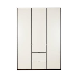 Memphis 3-Door Combi Wardrobe - Grey