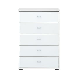 Memphis 5-Drawer Chest - White