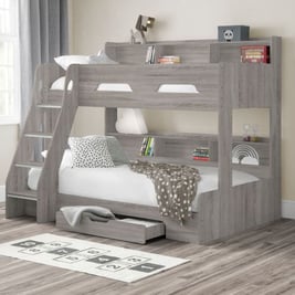 Orion Wooden Storage Triple Sleeper Bunk Bed