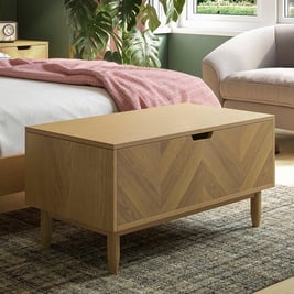 Paxton Wooden Blanket Box