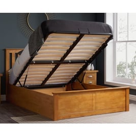 Phoenix Wooden Ottoman Storage Bed