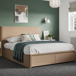 Roman Wooden Ottoman Bed Frame