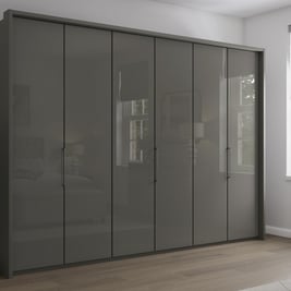 Sicily 6 Door Bi-Fold Wardrobe