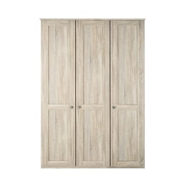 Sloane 3-Door Wardrobe - Rustic Oak