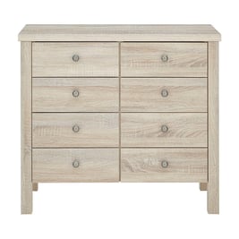 Sloane 8-Drawer Chest - Rustic Oak